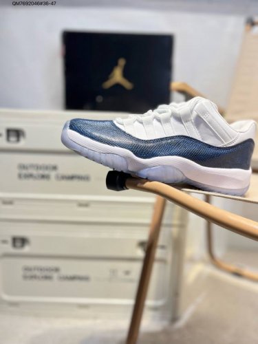 Air Jordan 11 Retro Low Concord Aj11 Michael Jordan Low-Top Sports Culture Baske