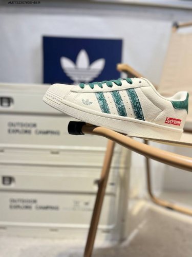 supreme X Adidas Originals Superstar Classic Color Classic Shell Head Officia