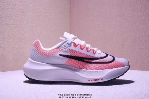 Nike Air Zoom Fly 5 Ultra Light Running Shoes Fabric Shock Absorption Lightweigh