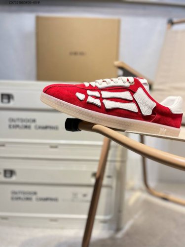 Amiri Skeleton Low-Skel Top Sneakers Produced In Dongguan Skeleton Series Couple