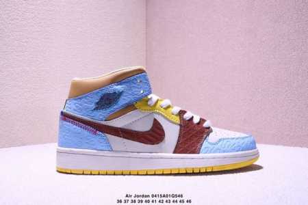 Air Jordan 1 Mid Red Bean Milk Tea Aj1 Jordan 1 Aj1 Jordan 1 Mid Rouge Powder Jo - Click Image to Close