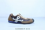 loewe Ballet Runner 2.0 Calfskin Round Toe Lace-Up Low-Top Waffle Series Life