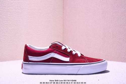 Shawn Yue's Same Style Vans Sk8-Low Wine Red Hit Is Here Vans Sk8-Low 2025 Summe