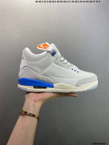 Company-Level Air Jordan 3 Retro Aj3 Joe 3 Retro Casual Sports Culture Basketbal