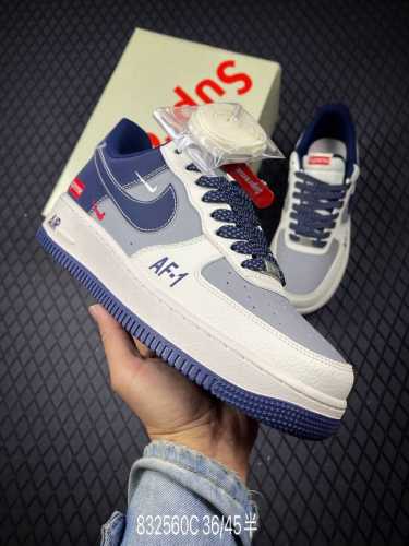C Company-Grade Nike Air Force 1 '07 Lv8, Original Last And Cardboard, Crafted F