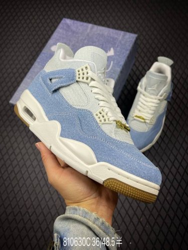 C Pure Original Nike Air Jordan 4 Retro Michael Jordan Aj4 Mid-Top Retro Casual