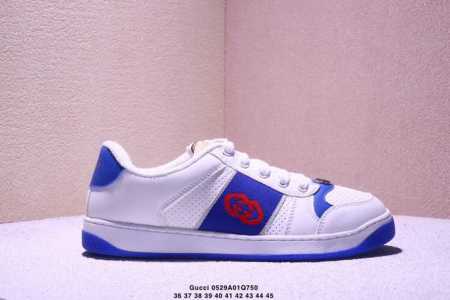 Genuine Label Gucci Distressed Screener Sneaker Nostalgic Version Original Old G - Click Image to Close