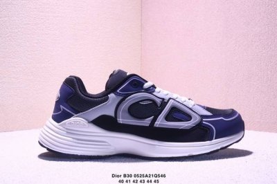 Introduction Dior B30 Mesh Fabric Thick-Soled Lace-Up Casual Low-Top Sneakers, U