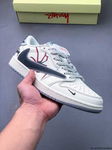 Collection Company-Level First-Layer Nike Air Jordan 1 Low Aj1 Joe 1 Low-Top Tre