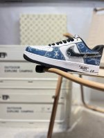 Lv X Nk Air Force 1'07 Low Air Force One Low-Top Casual Skate Shoes #Custom Leat