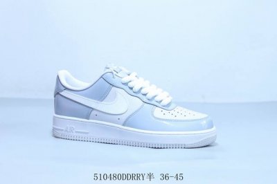 Nike Air Force 1 Af1 Nike Low-Top Air Force One Casual Skate Shoes White Gray Hv