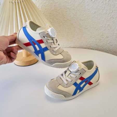Ghost Tiger Mexico 66 Rotating Buckle Kids' Shoes Tiger Ghost Tiger Mexico 66 Th - Click Image to Close