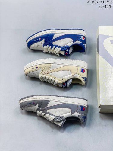 Limited Edition! Air Jordan 1 Low Aj1 Qiao 1 Low-Top Casual Sneakers, "Customize