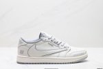 Company-Grade Aj1 Reverse Hook Travis Scott X Air Jordan 1 Reverse Mocha Aj1 Joe