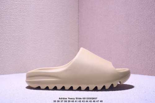 West X Adidas Yeezy Slide Glow Green Coconut Outdoor Style Beach Water-Resistant
