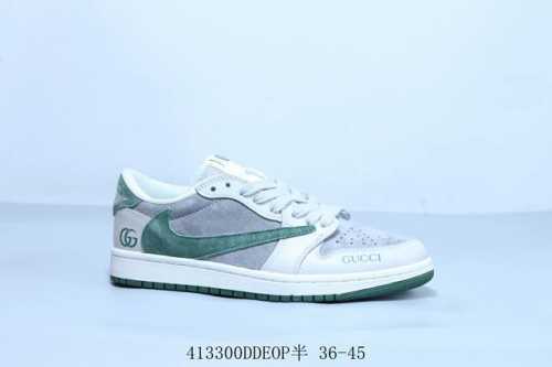 Jordan Air Jordan 1 Low Aj1 Jordan 1 Low-Top Retro Cultural Casual Sports Basket