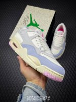 C Company-Grade Nike Air Jordan 4 Rm Anti-Slip Low-Top Retro Basketball Shoes Ru