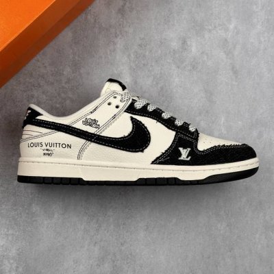 Local Core Private Nike Sb Dunk Low Lv Series Denim Black Hook Anniversary High-
