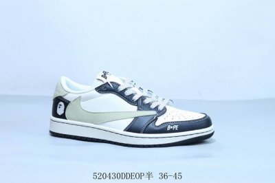 Jordan Air Jordan 1 Low Aj1 Jordan 1 Low-Top Retro Cultural Casual Sports Basket