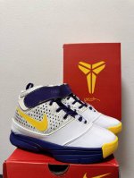 Original Red Box, High-Quality Nike Zoom Kobe 2 High-Top Retro Basketball Shoes.