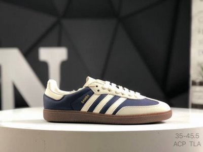 Real Label With Half Size Adidas Ad Clover Samba Men And Women Retro Sports Casu