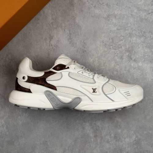 Local Core Private 2025 Louis Vuitton Olympia Cowhide Leather Round-Toe Lace-Up