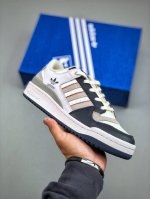Adidas Originals Forum Bold Low Rome Series Low-Top Retro Lace-Up Versatile Casu