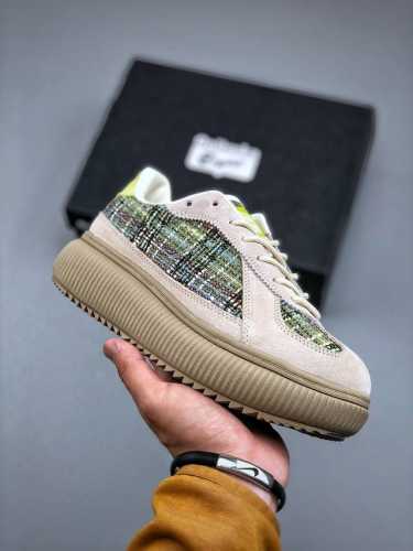 Onitsuka Tiger Ghost Tiger Off-White Checkered Fabric Delecity Thick-Soled Sport