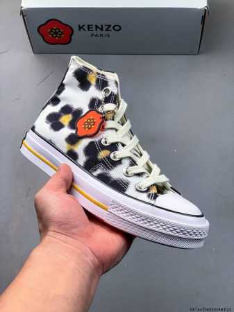 converse X Kenzo Joint Series 25 Spring And Summer New Products Unisex High-T - Click Image to Close
