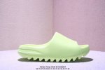 West X Adidas Yeezy Slide Glow Green Coconut Outdoor Style Beach Water-Resistant