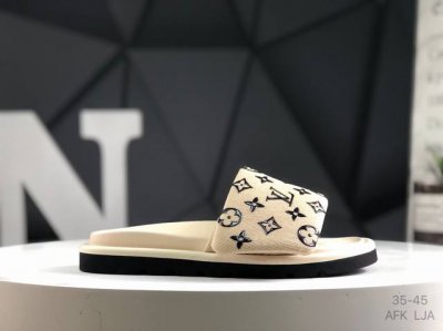 Lv Couple's Edition Flagship Store Latest Release Denim Slippers Premium Quality