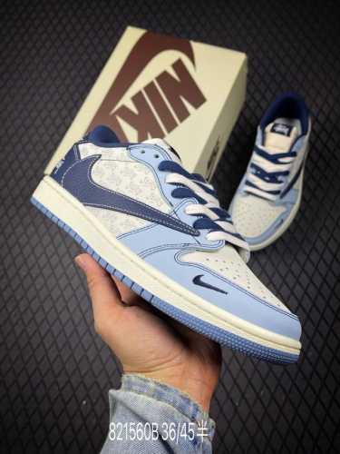 b Nike Air Jordan 1 Low Custom Color Custom Aj Joint-High-End Custom Low-Top