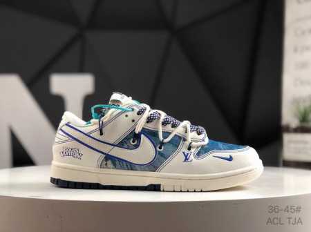 Real Label With Half Size Nike Sb Dunk Low Anniversary High-End Customized Low-T - Click Image to Close