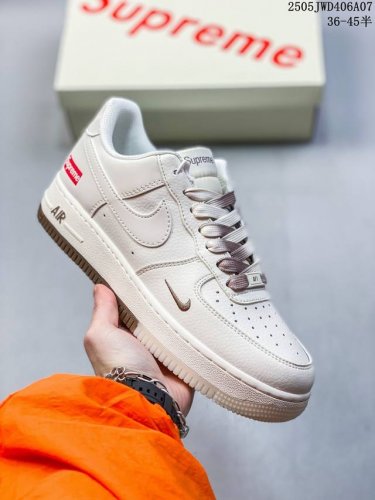 Overseas Limited Release! Company-Grade Nike Air Force 1 '07 Low Supreme Collabo