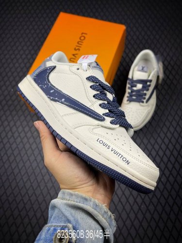 B Corporate-Level Aj1 Travis Scott X Air Jordan 1 "Reverse Mocha" Aj1 Joe 1 Ts L