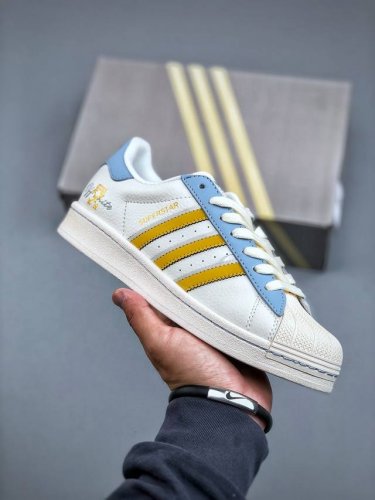 adidas Originals Foggy Blue Color Matching Shell Head Adopts New Top-Layer Sp