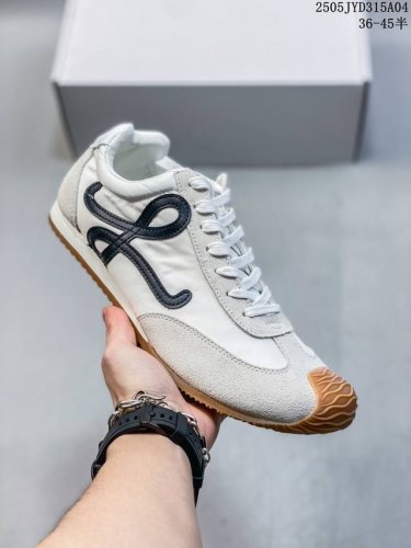 Loewe Ballet Runner Calf Leather Round-Toe Lace-Up Low-Top Casual Shoes Loewe's
