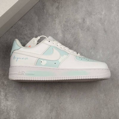 Local Core Private Nike Air Force 1 Low'07 Daytime Blue Spray-Painted Air Force