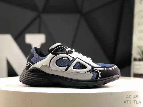 Dior Lightweight And Comfortable Mesh Fabric With Cd Logo Lace-Up Sneakers G8513