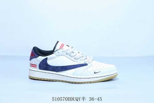 Jordan Air Jordan 1 Low Aj1 Jordan 1 Low-Top Retro Cultural Casual Sports Basket