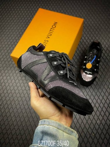 f2025 New Louis Vuitton Sneakerina German Training Shoes Ballet Shoes Adopt S