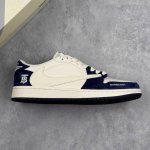 Local Core Private Air Jordan 1 Low Og Sp Burberry Joint-Off-White Navy Blue Ann