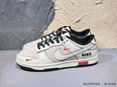 Nike Dunk Low Lthr Ow Deconstructed Lace-Up Skateboard Shoes Sb Series Classic R