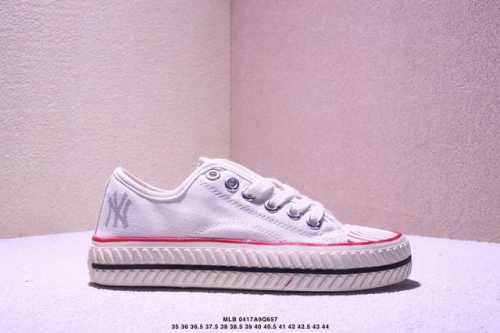 Mlb New Ny Hyuna Biscuit Shoes Thin Summer Casual Sports Low-Top Canvas Shoes Si