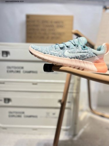 Nike Free Run 5.0 Nike Barefoot 5.0 Blue And Orange Recyclable Material Lightwei