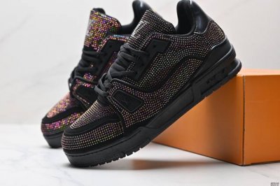 Company-Level New Lv Louis Vuitton Trainer Sneaker Low Casual Sports Culture All