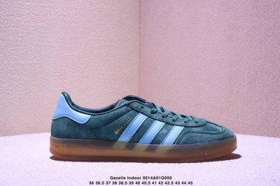 Adidas Originals Gazelle Indoor Retro Three-Leaf Clover Slip-Resistant Transpare