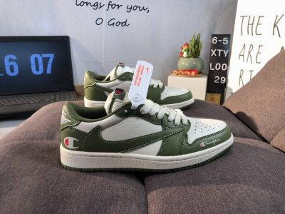 Nike Air Jordan 1 *Champion Collaboration, Designer Diy High-End Custom Military
