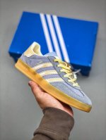 Adidas Originals Gazelle Indoor Training Series Purple Clover Retro Casual Sport