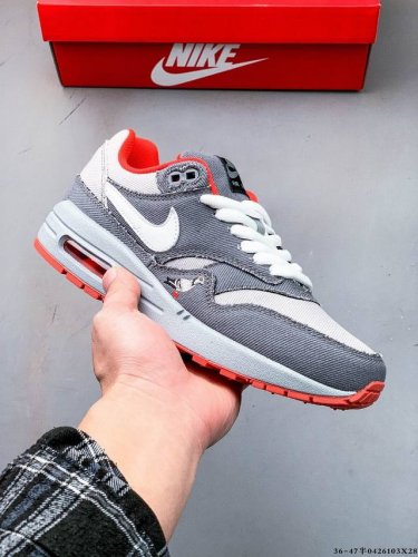 Company Level! Nike Nike Air Max 1 87 Limited Color Air Cushion Running Shoes 04